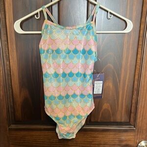 Colorful Mermaid Scale Swimsuit
